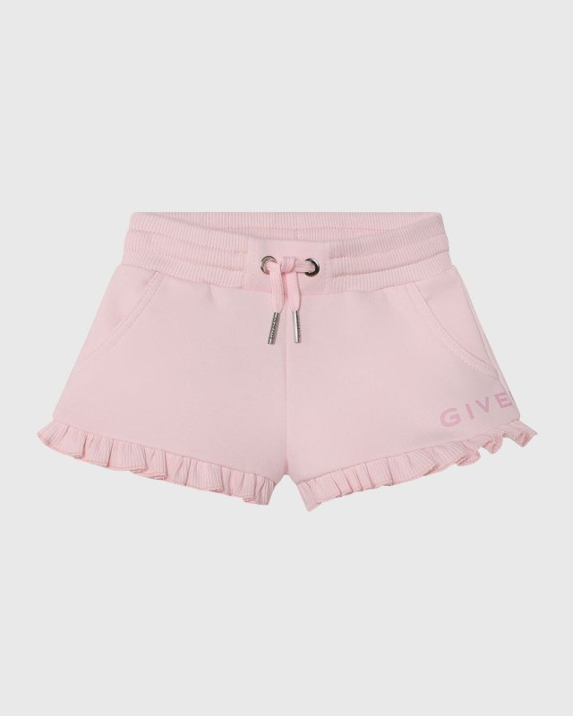 Girl's 4G Logo-Print Flounce Shorts, Size 12M-3